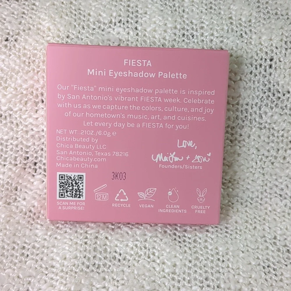 Chica Beauty FIESTA Mini-9 Eyeshadow Palette, 6.0g/0.21oz - Picture 6 of 14